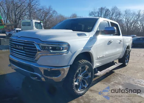 2019 Ram 1500 Longhorn 4X4 5'7 Box from USA, damaged, VIN 1C6SRFKT7KN610595